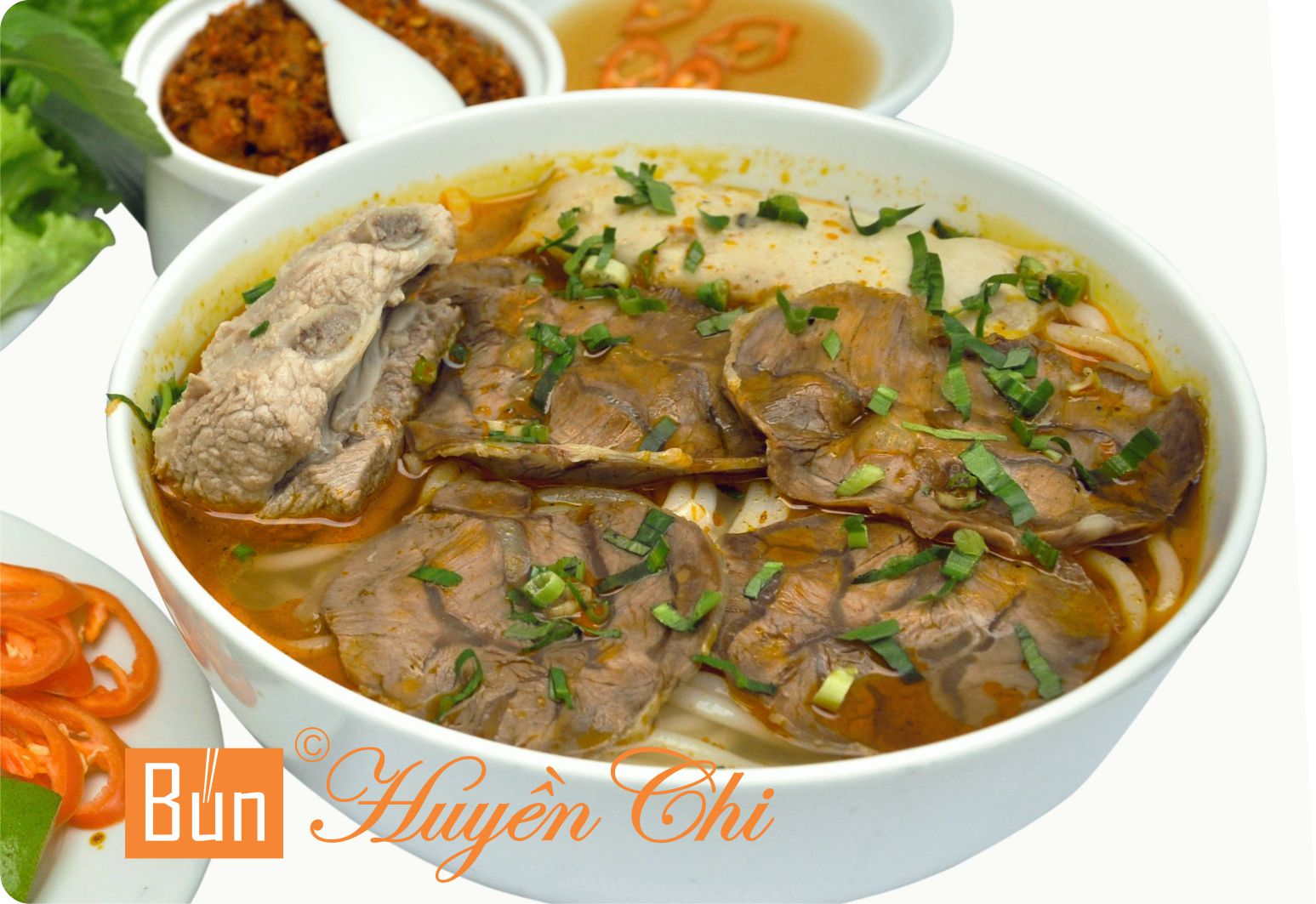 Bún bò sườn non